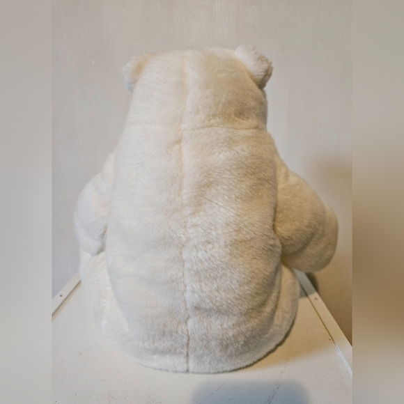 Vintage Lou Rankin 10" sitting polar bear puppet - Picture 3 of 9